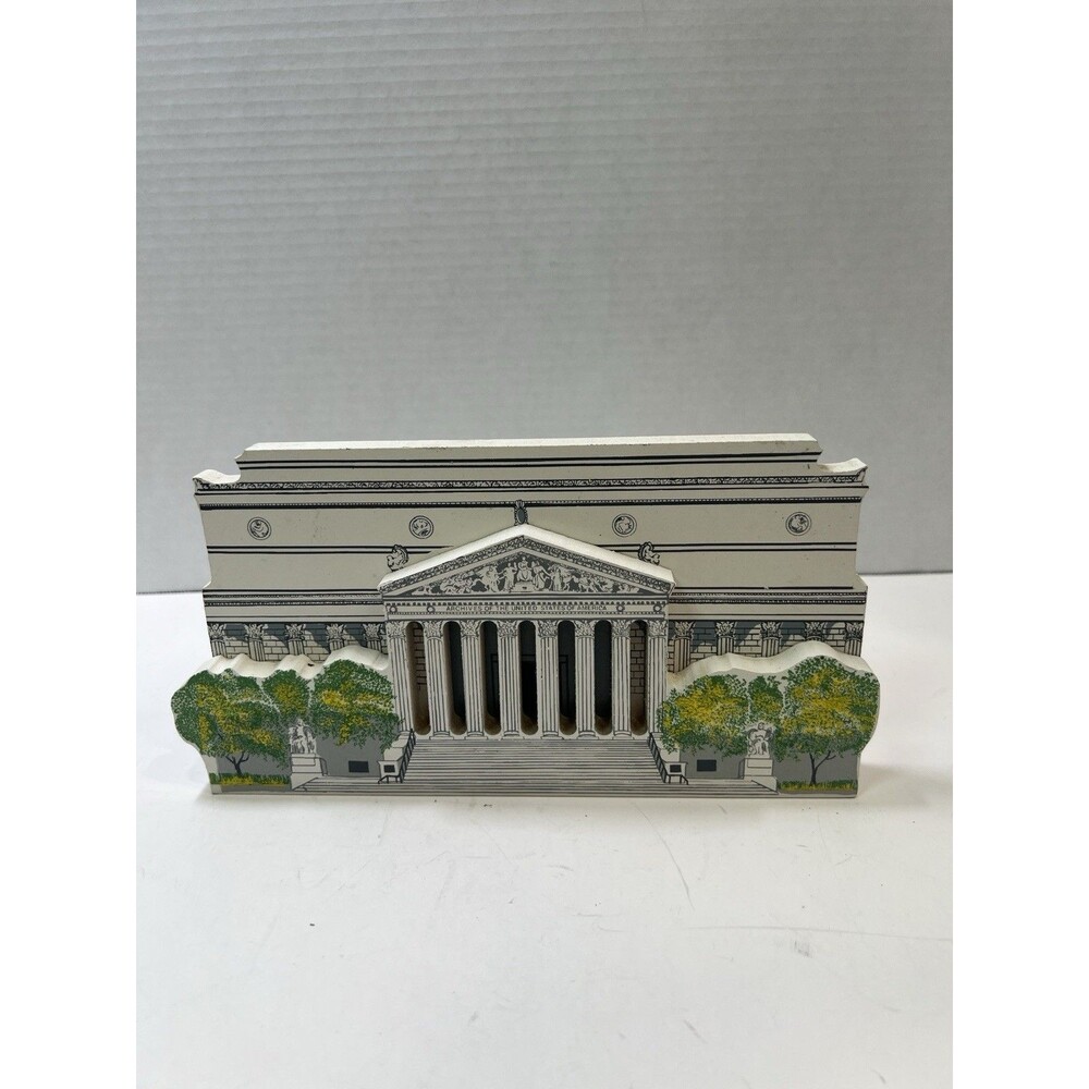 Vintage National Archives 1991 Shelia Shelf Sitter Handmade Wooden Collectible